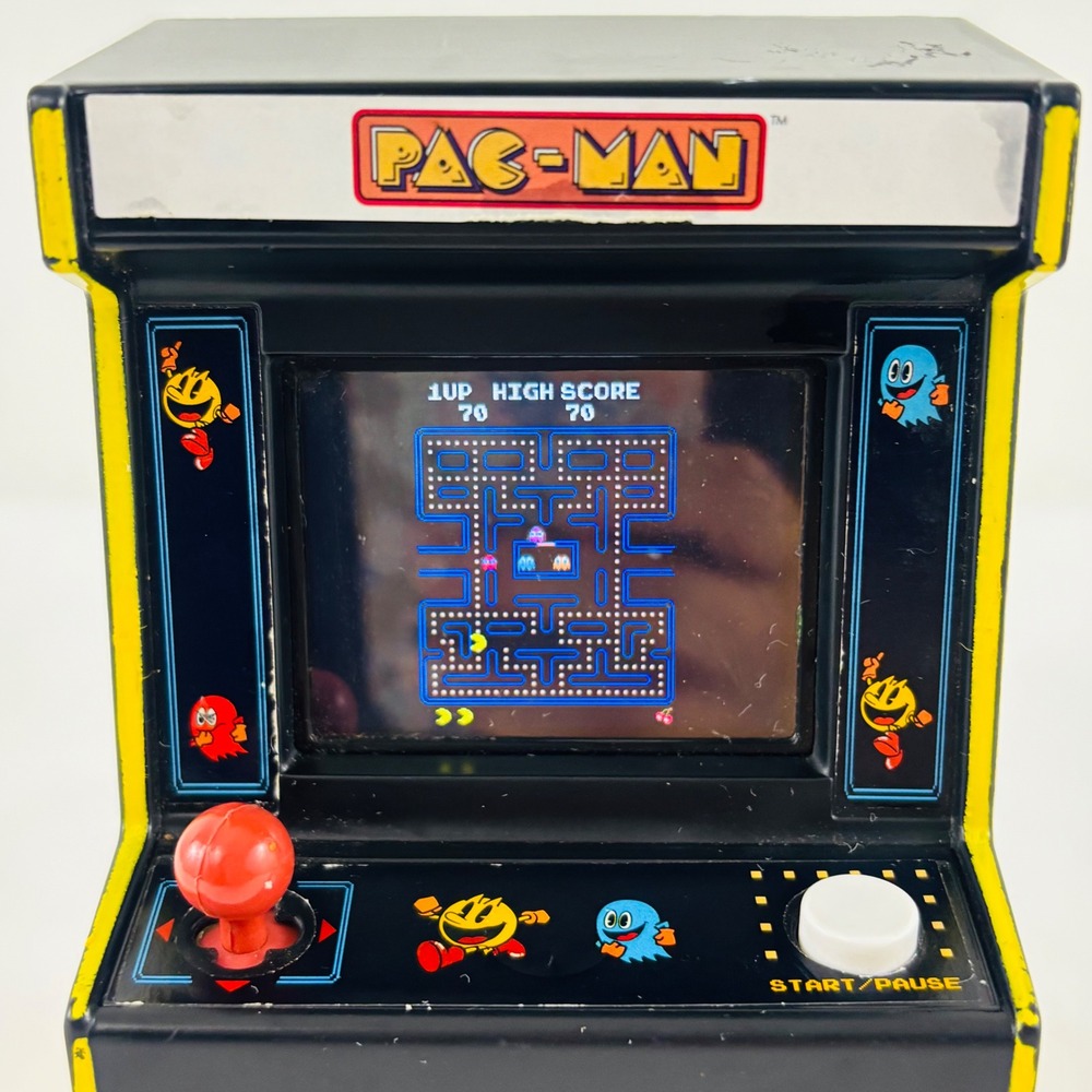 Pac-Man Mini Arcade Game Handheld Tested Works - Picture 4 of 12